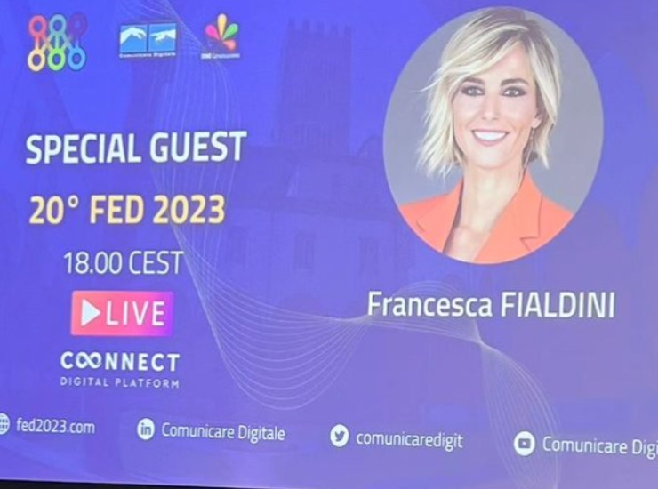 Francesca Fialdini special guest Forum Europeo Digitale 2023