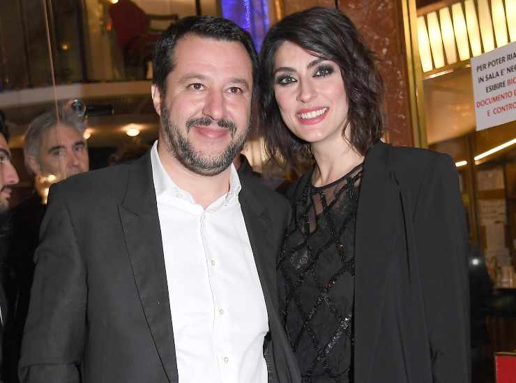 Matteo Salvini e Elisa Isoardi a Sanremo nel 2018: da allora è cambiato tutto. (ANSA) - Metropolinotizie.it