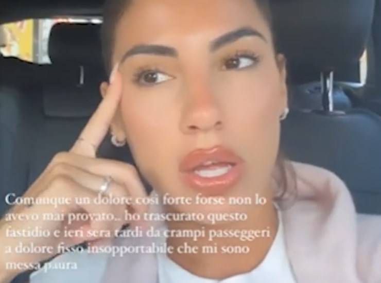 Uno screenshot del video dove Giulia De Lellis parla della sua condizione. (Instagram) - Metropolinotizie.it