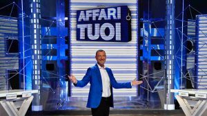 Studio del quiz show "Affari Tuoi", oggi condotto da Amadeus. (ANSA) - Metropolinotizie.it